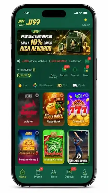 JJ99 Game interface