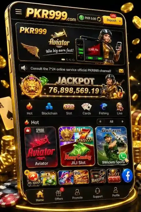 PKR999 Game interface
