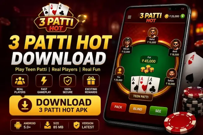 Teen Patti Hot interface